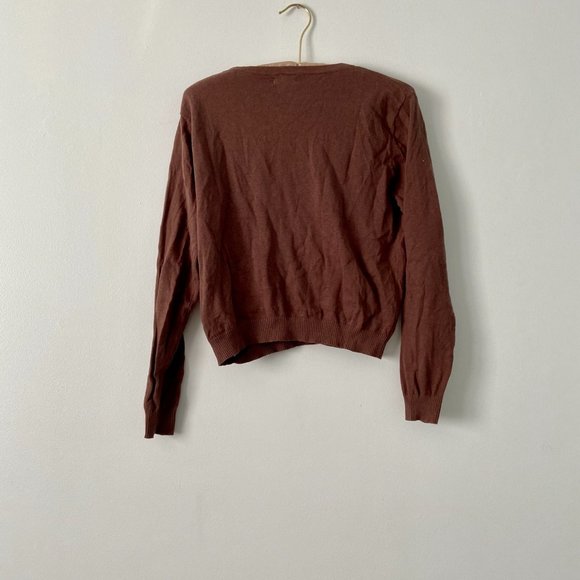 Kling Cropped Brown Le Cookie Monster Sweater - Picture 7 of 7